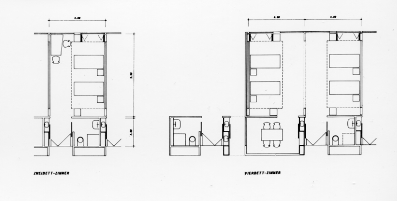 Plan Patientenzimmer
