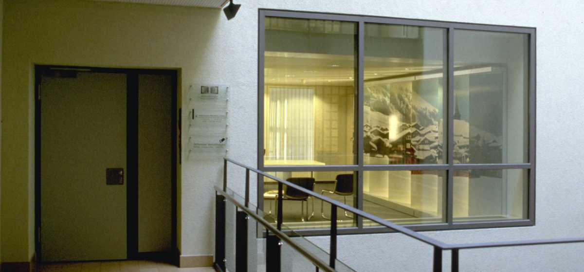 Büroeingang vom Innenhof aus