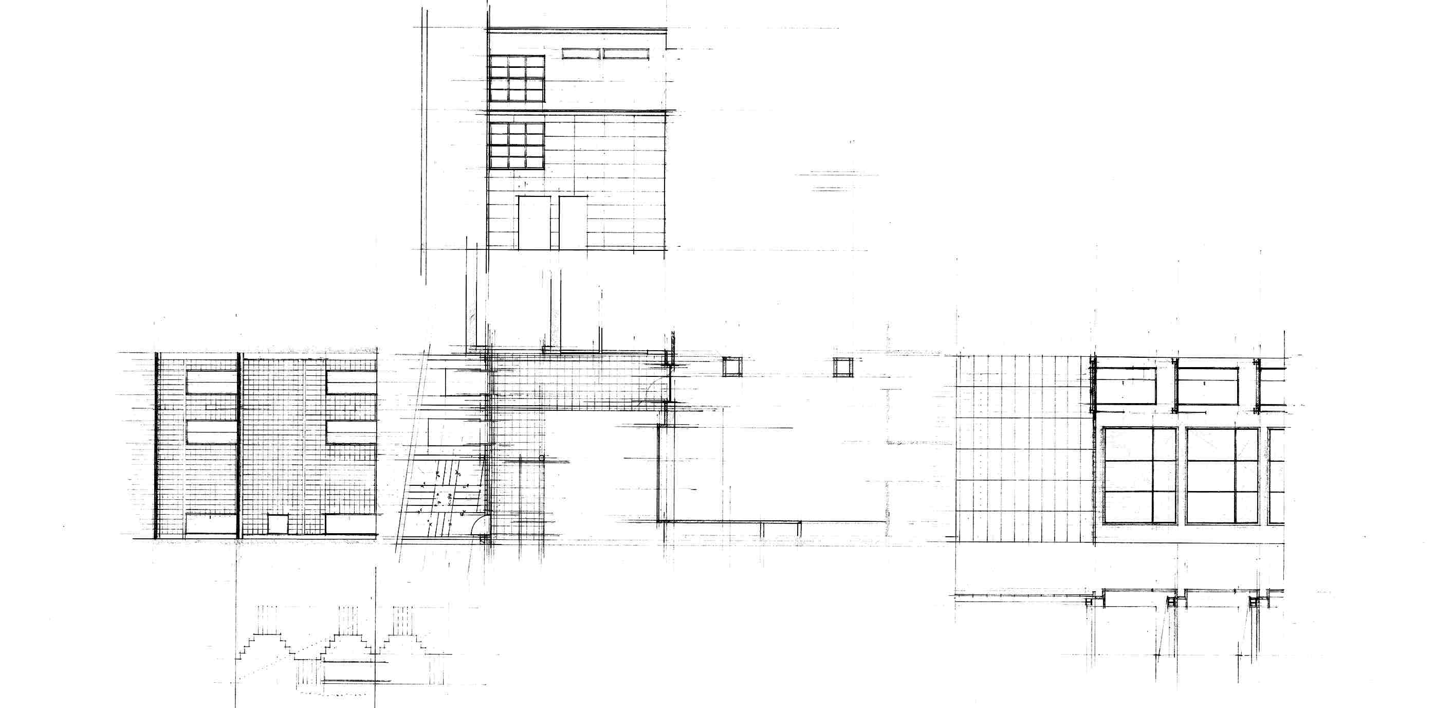 Skizze des Innenhofs